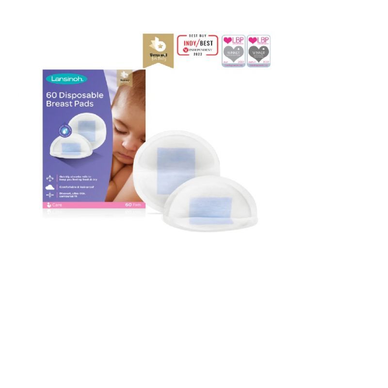 New Lansinoh Disposable Nursing Pads 24pk | Baby Breastfeeding Accessories