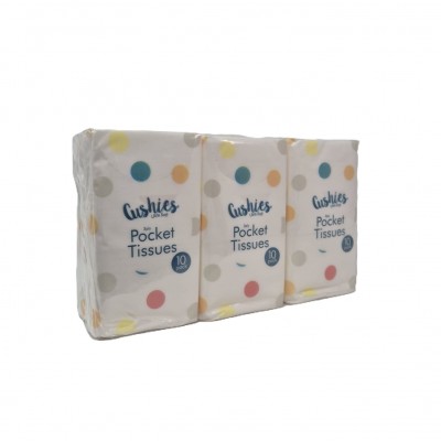 Cushies Pocket Tissues - 6 Pack